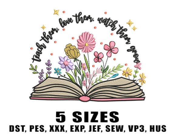 Teacher Wildflowers Embroidery Design Review